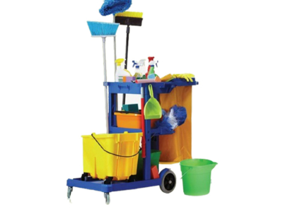Janitor Cart with Cover