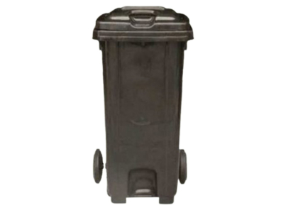 Mobile Garbage Bin with Foot Pedal 120L (Dark Grey)