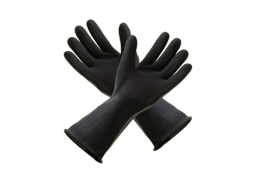 Rubber Hand Gloves – Black